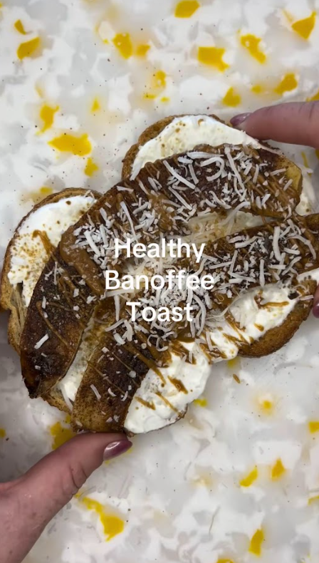 Healthy Banoffee Toast