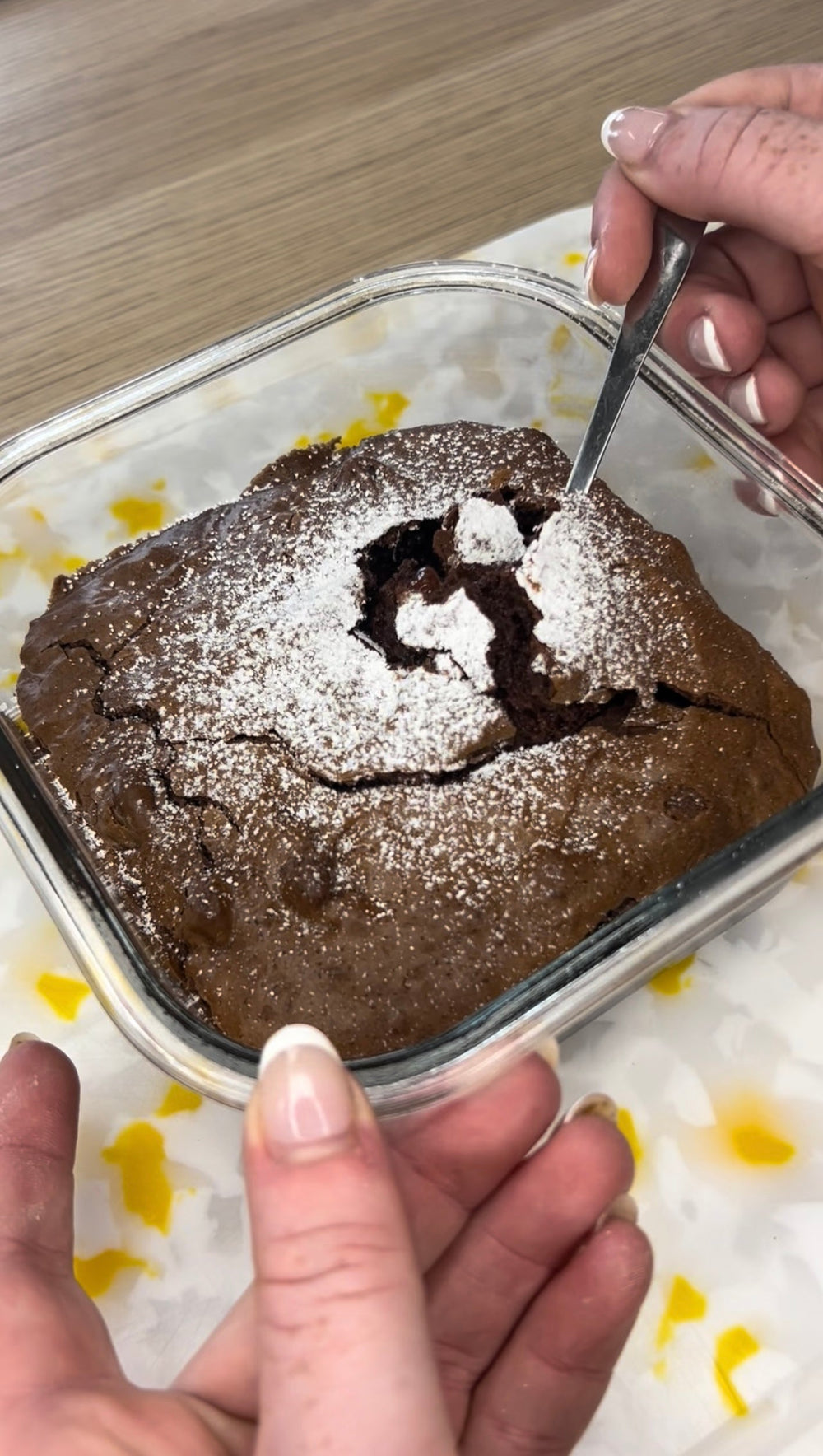 Air Fryer Brownie
