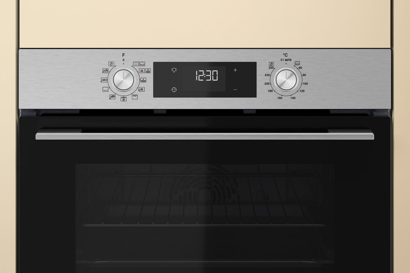 60cm Air Fry Multi_Function Smart Hydrolytic Clean Oven in Stainless Steel