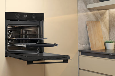 60cm Air Fry Multi-Function Smart Hydrolytic Clean Oven in Black