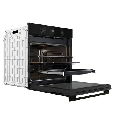 60cm Air Fry Multi-Function Smart Hydrolytic Clean Oven in Black