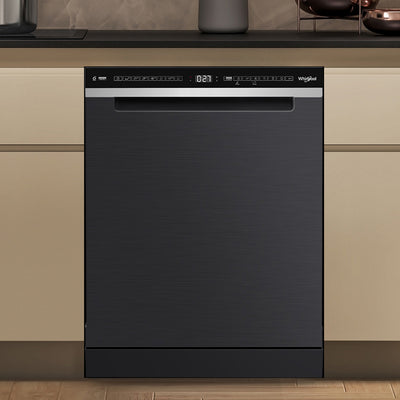 60cm 14 Place Setting Built-Under Dishwasher - Black