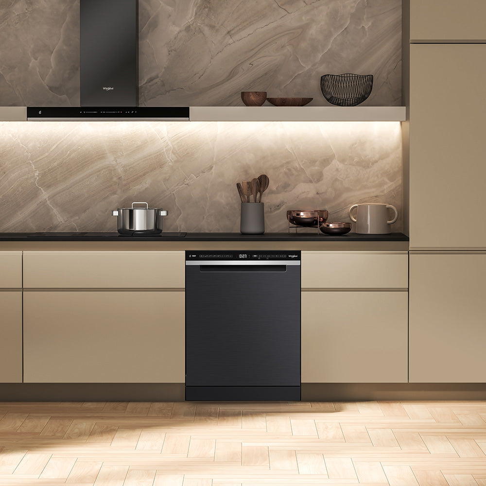 60cm 14 Place Setting Built-Under Dishwasher - Black