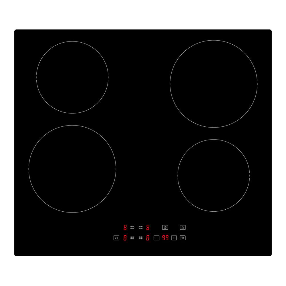 60cm 4 Zone Ceramic Cooktop with Touch Control – Whirlpool Australia