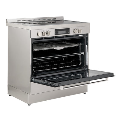 90cm Ceramic Freestanding Oven with Air Fry (Inox)